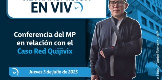 El Ministerio Público (MP) ofrece una conferencia de prensa este jueves 3 de julio de 2025, a las 12:30 horas en el Primer Nivel del Edificio Central. Foto La Hora: Daniel Ramírez.