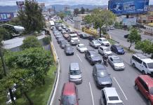 Bloqueos del STEG y SNTSG: Así se encuentra el flujo vehicular en las zonas afectadas Bloqueos del STEG y SNTSG: Así se encuentra el flujo vehicular en las zonas afectadas