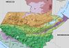 Mapa de regiones fisiograficas de las fallas geologicas de Guatemala. Imagen La Hora: URL