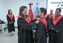 El abogado Eduardo Masaya asumió, este jueves como prosecretario de la Junta Directiva del CANG. Foto La Hora: Fabricio Alonzo