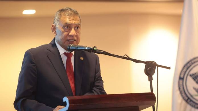 El magistrado Mauricio Corado Campos integra la Cámara Penal. Foto: La Hora / Organismo Judicial.