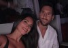 Messi en el concierto de Coldplay