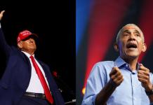 Donald Trump y Barack Obama