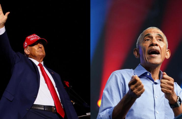 Donald Trump y Barack Obama