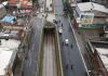 Fotografía aérea de la zona donde se encuentran realizando los trabajos de la calle Martí. Foto La Hora: Muniguate