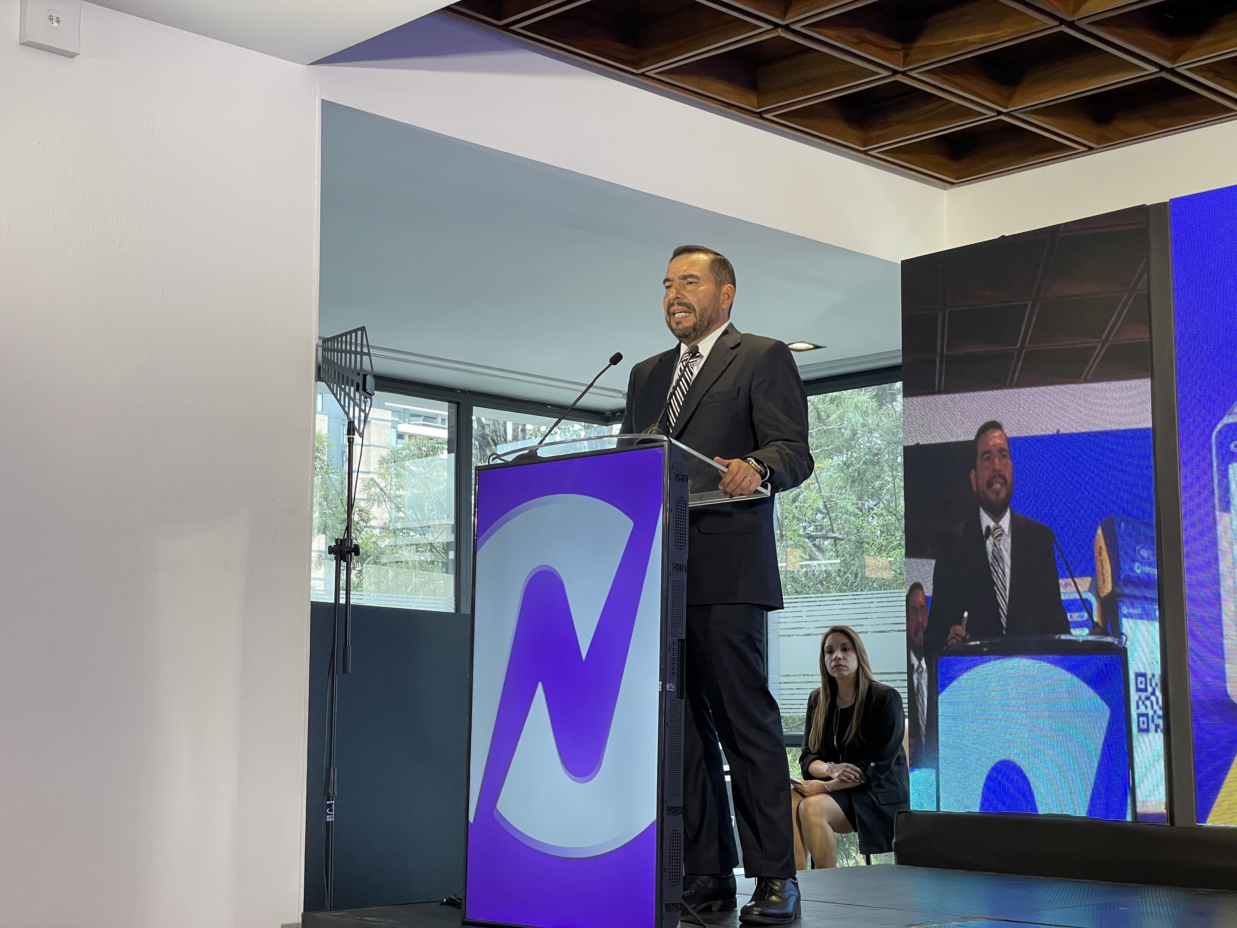 Presentación de nuevo servicio de pago a través de código QR. Foto: La Hora/ Víctor García.