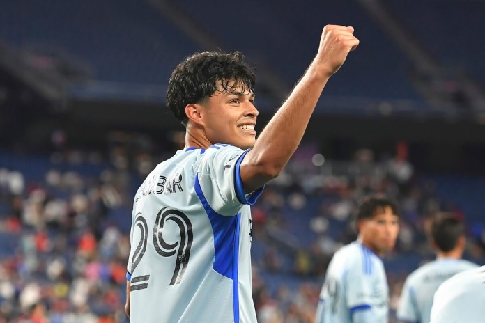 Olger Escobar anotó su primer gol en la MLS