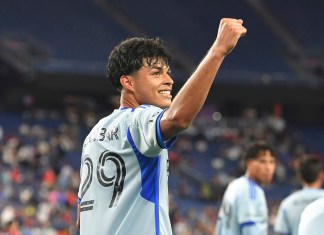 Olger Escobar anotó su primer gol en la MLS