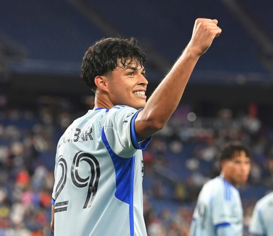 Olger Escobar anotó su primer gol en la MLS