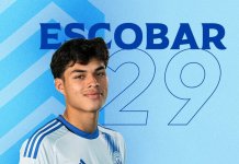 Con solo 18 años, Olger Escobar anota su primer gol en la MLS. Foto La Hora: CF Montréal