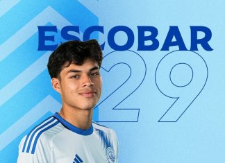 Con solo 18 años, Olger Escobar anota su primer gol en la MLS. Foto La Hora: CF Montréal