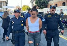Detienen a “La China”, presunta extorsionista de taxistas del Barrio 18, durante persecución con la PNC Barrio 18