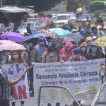 Manifestaciones de las organizaciones sindicales de Educación y Salud.
