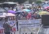 Manifestaciones de las organizaciones sindicales de Educación y Salud.