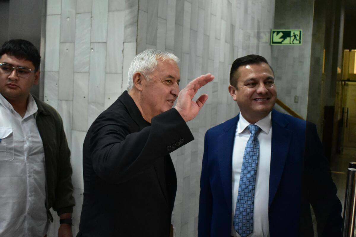 Recientemente, Byron Santos fungió como defensor de Otto Pérez Molina. Foto La Hora: Daniel Ramírez