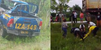 Unidad de la PNC involucrada en accidente en Petén deja un muerto y seis heridos Radiopatrulla de la PNC se ve involucrada en accidente de tránsito en Santa Ana, Petén