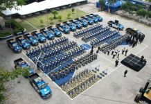 PNC recibe vehículos y motocicletas como parte del plan de recuperación de movilidad. Foto La Hora: PNC