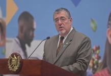 Presidente Bernardo Arévalo en conferencia de prensa del 24 de julio. Foto La Hora: Fabricio Alonzo