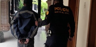 PNC captura al «Broky» señalado de estar involucrado en muerte de salvadoreño en San Juan del Obispo Presunto Sicario capturado en Sacatepéquez luego de asesinar a un pandillero rival.