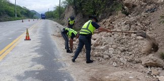 PROVIAL ha atendido más de 25 derrumbes y desprendimientos de rocas en 2025