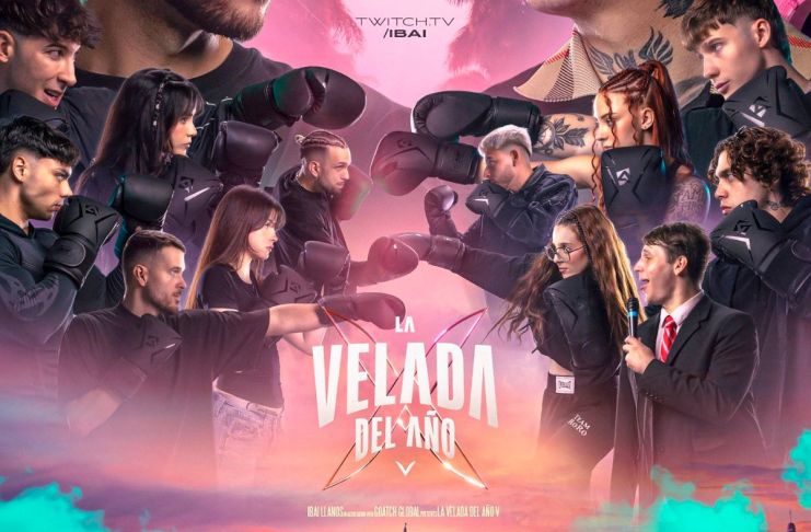 Quienes se enfrentan en la Velada del Año 5. Foto La Hora: Ibai Llanos