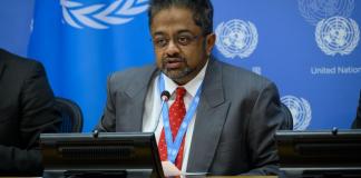 El Relator Especial de las Naciones Unidas sobre el derecho a una vivienda adecuada, Balakrishnan Rajagopal. Foto: UN Photo Loey Felipe