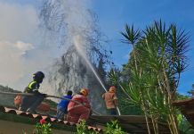 Reportan incendio en la zona 14 capitalina. Foto La Hora: CBM