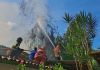 Reportan incendio en la zona 14 capitalina. Foto La Hora: CBM