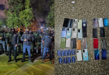 SP en nueva requisa en Pavón localiza celulares y radiotransmisores presuntamente para extorsión Durante requisa en Pavón, personal del SP localiza celulares y radiotransmisores presuntamente utilizados para extorsiones