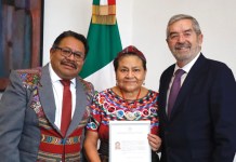 Rigoberta Menchú, Premio Nobel de la Paz 1992, obtiene nacionalidad mexicana Rigoberta Menchú, premio Nobel de la Paz 1992, obtiene nacionalidad mexicana