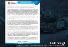 PNC fija su postura ante los hechos suscitados en Río Hondo, Zacapa, que dejó a tres fallecidos.