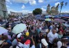 La caminata del STEG ya llegó a zona 1. Foto La Hora
