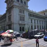 El Sindicato de Trabajadores de la Educación de Guatemala (STEG), liderado por Joviel Acevedo, no ha cumplido con lo ordenado por la CC. Foto La Hora: Fabricio Alonzo
