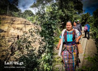 Santa María de Jesús, aislada por los sismos: vecinos caminan entre árboles y tierra caída
