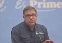 Secretario de Planificación y Programación, Carlos Mendoza.