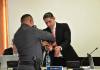 ExfiscalStuardo Campo espera que Tribunal dicte sentencia en caso en su contra. Foto La Hora: Daniel Ramírez