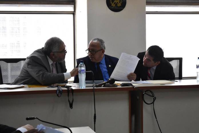 Magistrados suplentes de la Sala Segunda de Apelaciones de Mayor Riesgo devolvieron finca vinculada al expresidente Otto Pérez Molina. Foto La Hora: Daniel Ramírez