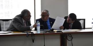 Magistrados suplentes de la Sala Segunda de Apelaciones de Mayor Riesgo devolvieron finca vinculada al expresidente Otto Pérez Molina. Foto La Hora: Daniel Ramírez