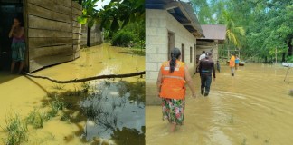 Más de 12 mil personas afectadas por lluvias en el territorio nacional, según reporte de Conred. Foto La Hora: Conred.