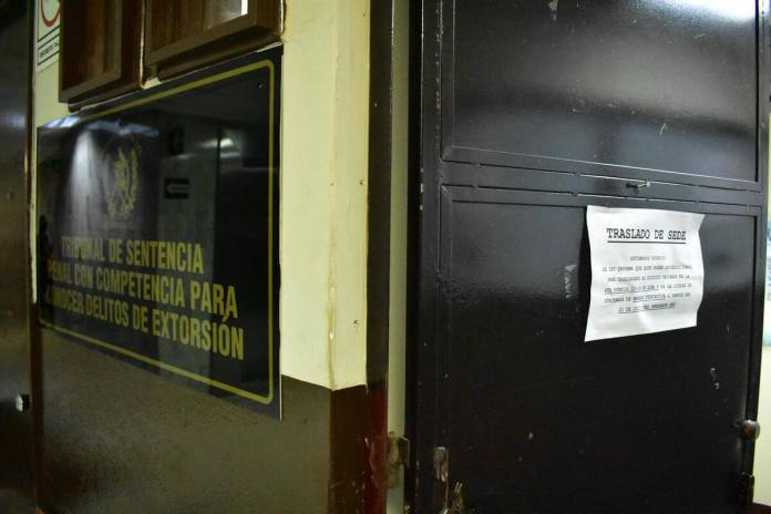 Tribunales y juzgados contra extorsiones se preparan para traslado de sede. Foto La Hora: Daniel Ramírez