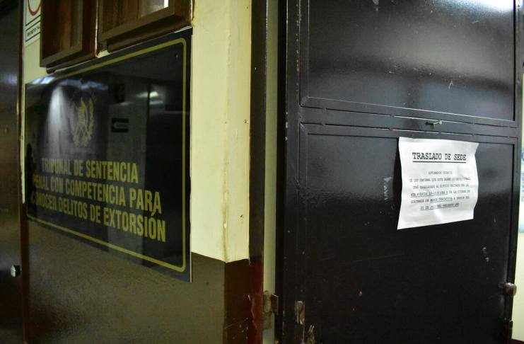Tribunales y juzgados contra extorsiones se preparan para traslado de sede. Foto La Hora: Daniel Ramírez