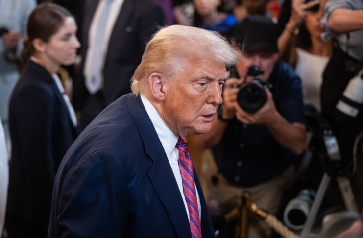 Fotografía del 18 de julio de 2025 del presidente de EE.UU., Donald Trump, en Washington, DC. EFE/FRANCIS CHUNG / POOL