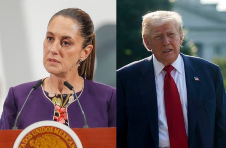 La presidenta de México, Claudia Sheinbaum, presumió este jueves la "muy buena llamada" que tuvo con su homólogo de EE.UU, Donald Trump. Foto La Hora: EFE.