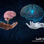 Representación de los resultados de la investigación "Tu cerebro en ChatGPT Acumulacion de deuda cognitiva al usar un asistente de IA para escribir ensayos". Arte La Hora: Alejando Ramírez