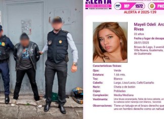 Dos hombres que transportaron por última vez a Mayeli Archila, previo a su desaparición, fueron detenidos, según MP y PNC. Foto: PNC / MP