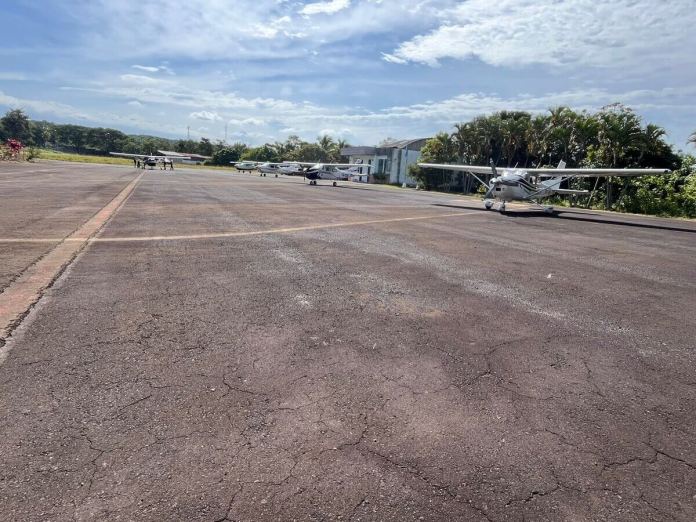 La DGAC investiga incidente en aerodromo de Quetzalenango registrado el viernes pasado. Foto La Hora: DGAC