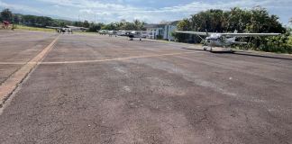 La DGAC investiga incidente en aerodromo de Quetzalenango registrado el viernes pasado. Foto La Hora: DGAC