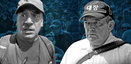 Analistas hablaron sobre la alianza entre el STEG de Joviel Acevedo y el sindicato de Salud, liderado por Luis Alpírez. Diseño La Hora: Alejandro Ramírez