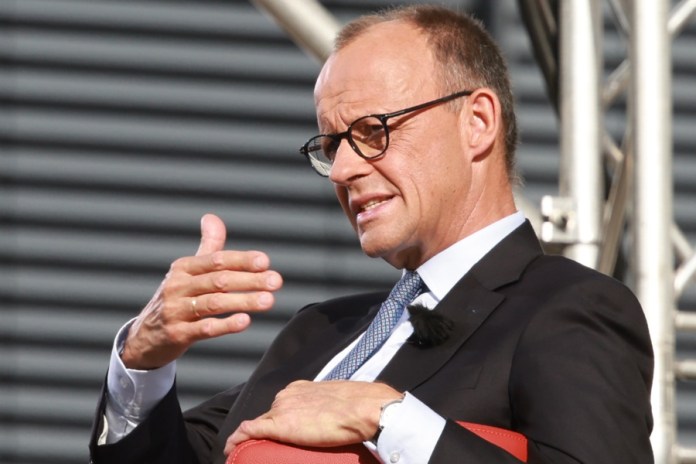 El canciller alemán, Friedrich Merz, aseguró que no le gusta lo que Israel está haciendo en la Franja de Gaza. Foto La Hora: EFE/EPA/CLEMENS BILAN