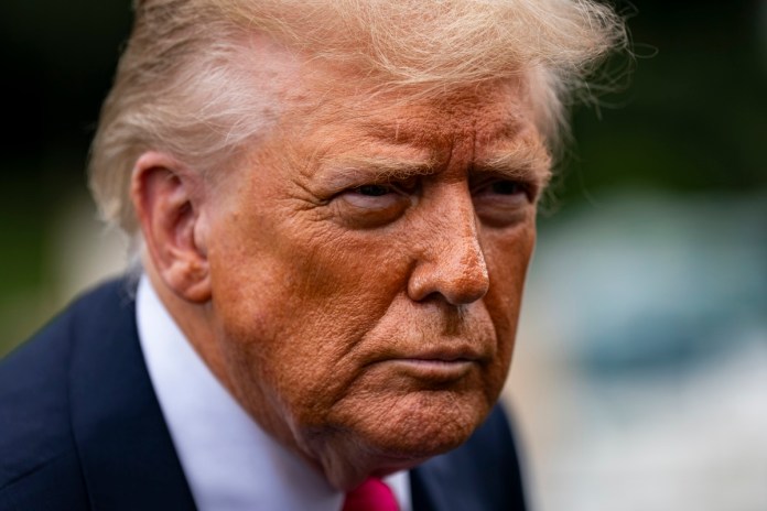 Fotografía del presidente de Estados Unidos, Donald Trump. Foto La Hora: EFE